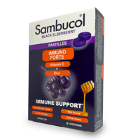 Sambucol Black Elderberry Vitamin C + Zinc - 20 Pastilles