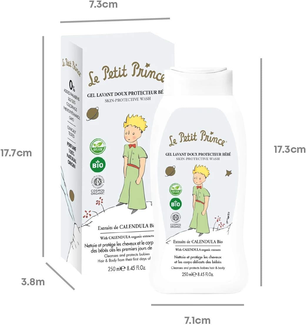 Natural Scent: Features a 100% natural perfume, giving a subtle, pleasant fragrance suitable for delicate baby skin.