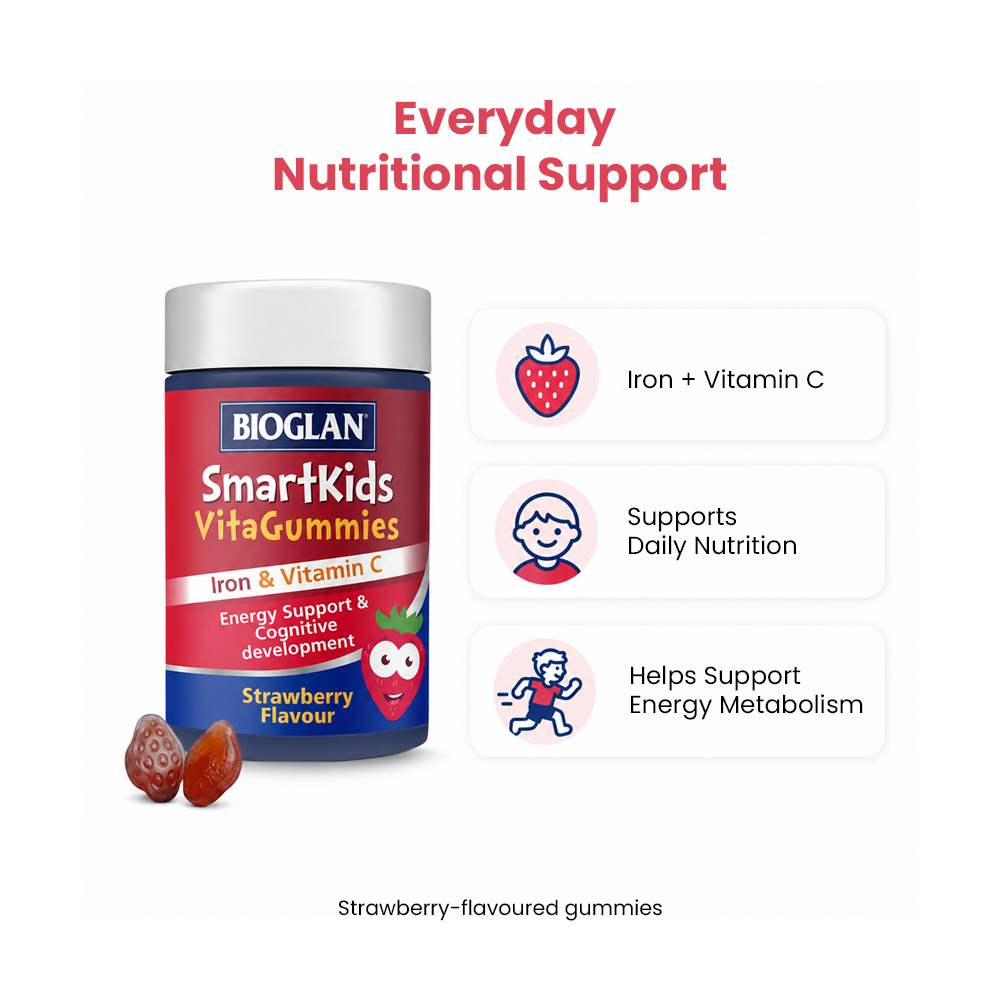 Bioglan SmartKids Iron with Vitamin C VitaGummies - 30 Gummies