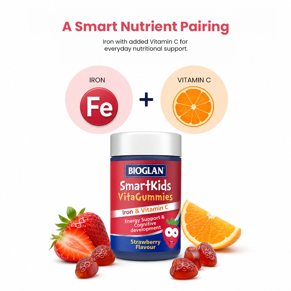 Bioglan SmartKids Iron with Vitamin C VitaGummies - 30 Gummies