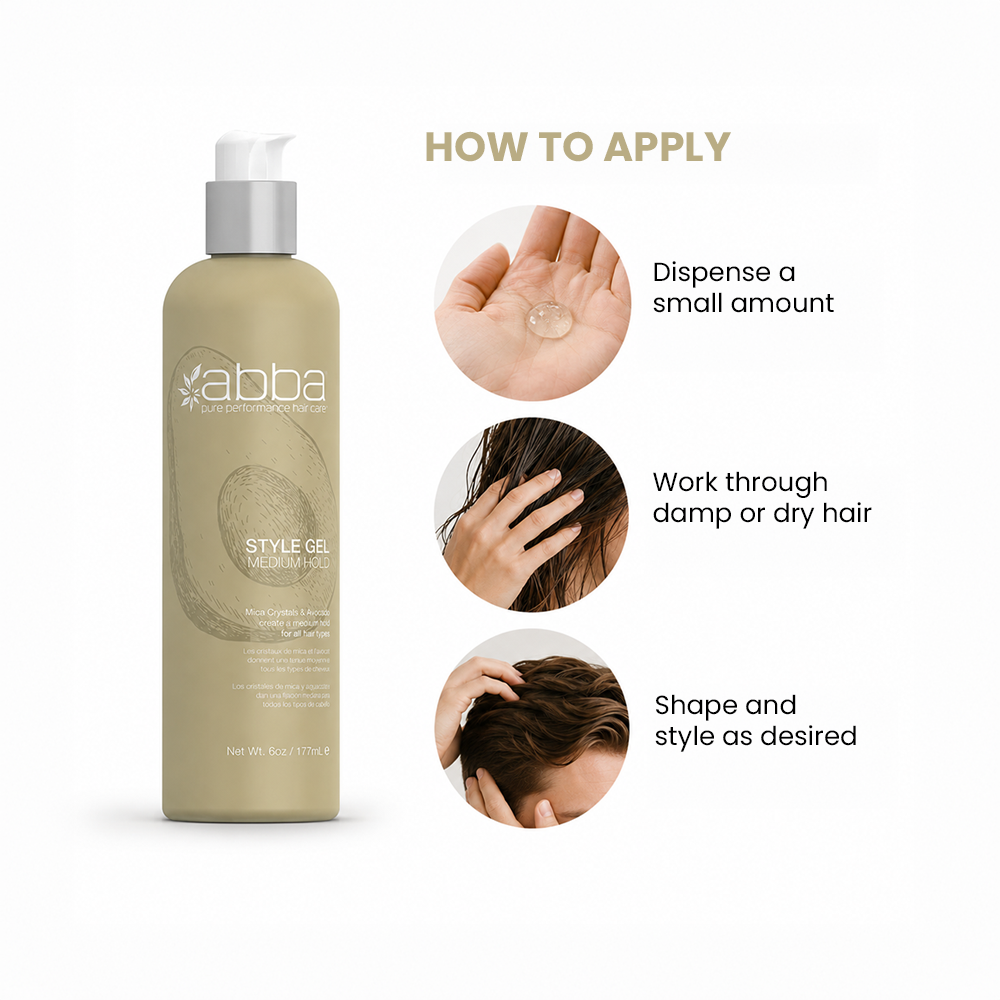 ABBA Style Gel Medium Hold - 177 ml