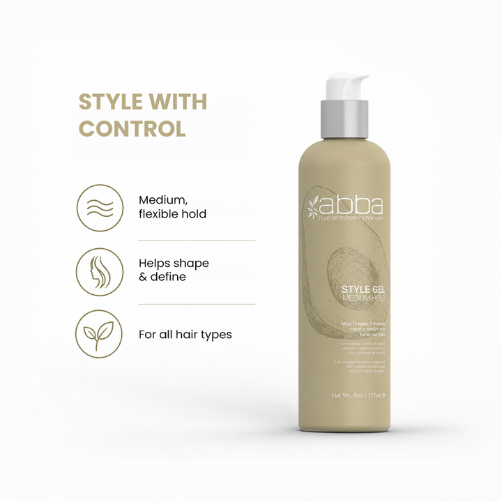 ABBA Style Gel Medium Hold - 177 ml