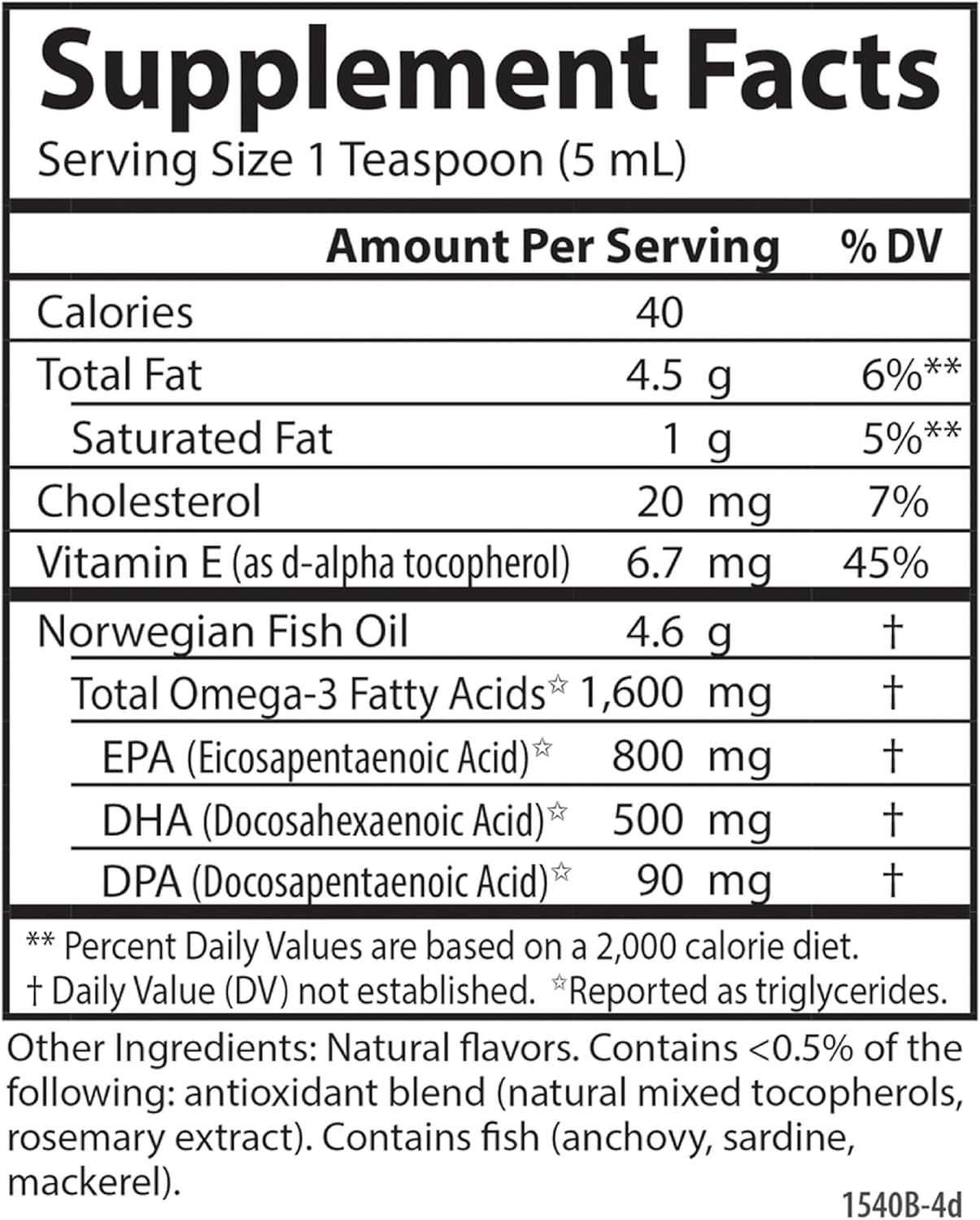 1,600 mg of omega-3s in a single teaspoon