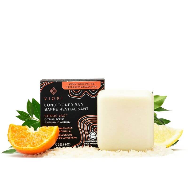 Viori Conditioner Hair Bar Citrus Scented All Natural Ingredients Sulfate Free Increase Hair Density - Citrus Yao