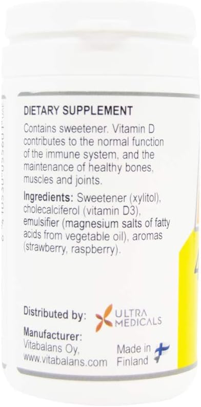 IMMUNITY BOOST Vitamin D contributes to the normal functioning of the immune system (the body's defense mechanism against bacteria and viruses)