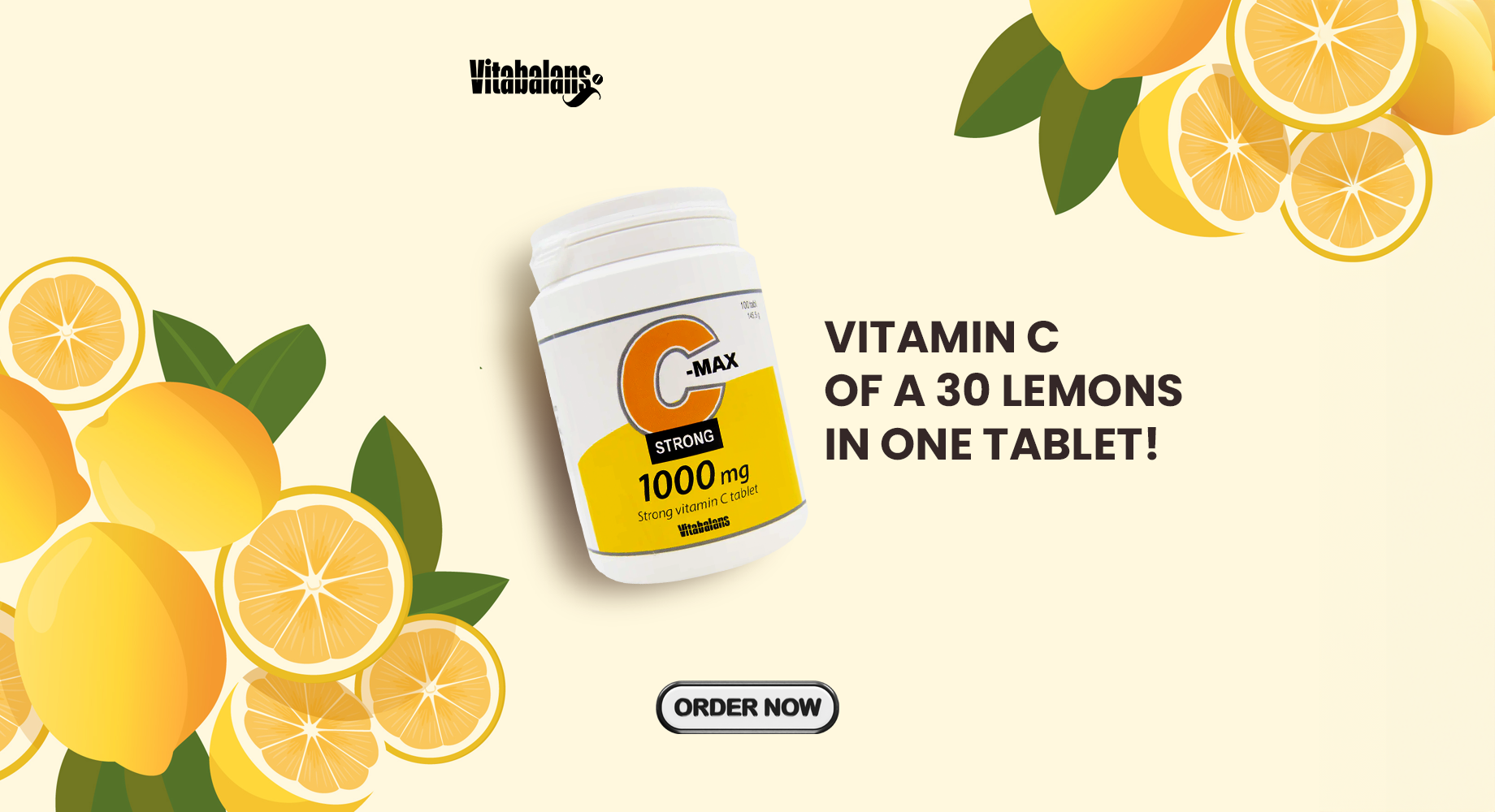 Vitamin C of a 30 lemons in one tablet