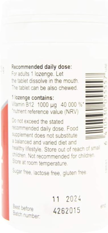 VITAMINS B12 is essential for the mental and physical well-being.