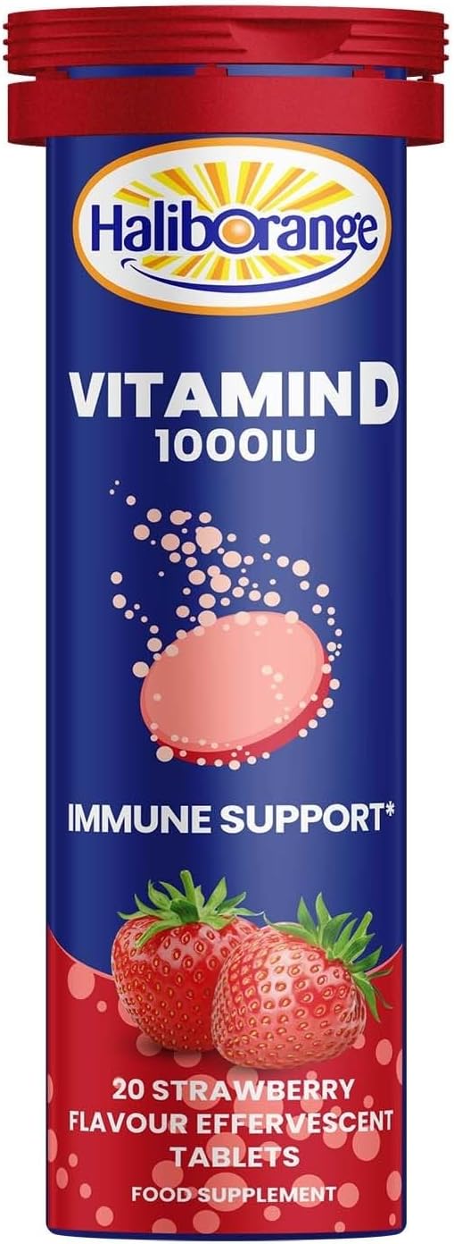 High-Potency Vitamin D: Each effervescent tablet of Haliborange Vit D delivers a high-potency dose of vitamin D, supporting immune health and promoting strong bones.