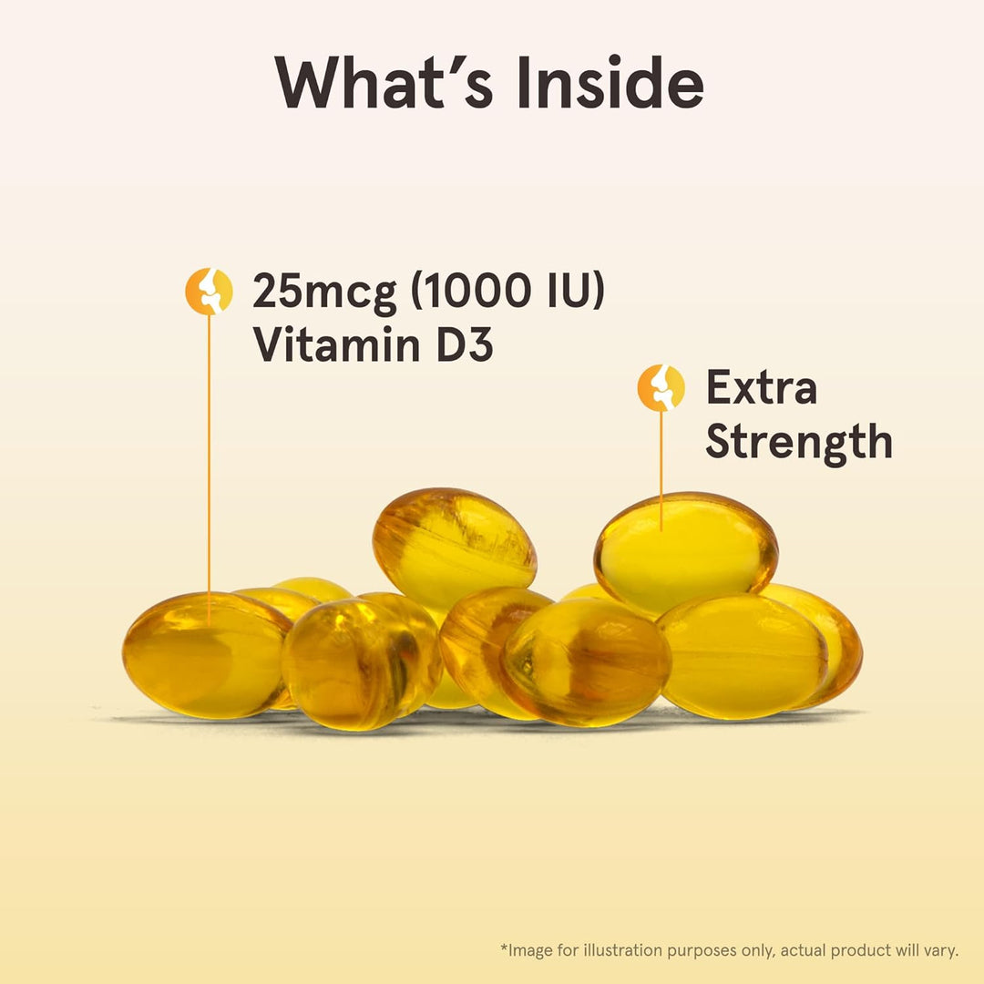 Immune Health: Vitamin D3 helps maintain a healthy immune response for year-round wellness.