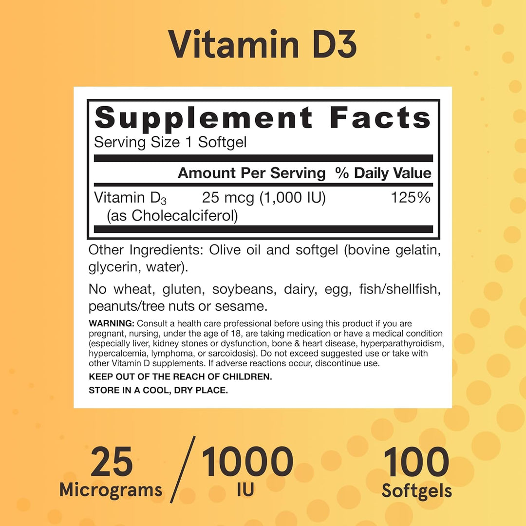 High-Quality Vitamin D3: Jarrow Formulas® Vitamin D3 delivers potent cholecalciferol, the same form produced by the skin in response to sunlight.