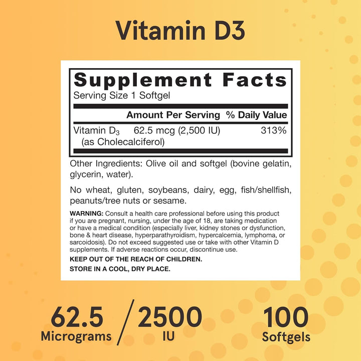 Immune Support Vitamins: Jarrow Formulas Vitamin D3 provides vitamin D3 to support a healthy immune response*