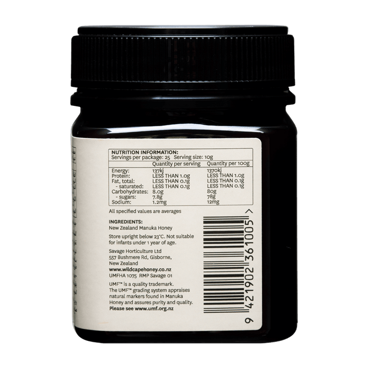 WildCape Manuka Honey UMF 10+ (MGO 263+) - 250 g