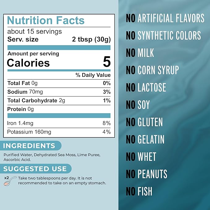 True Sea Moss Gel - Wildcrafted