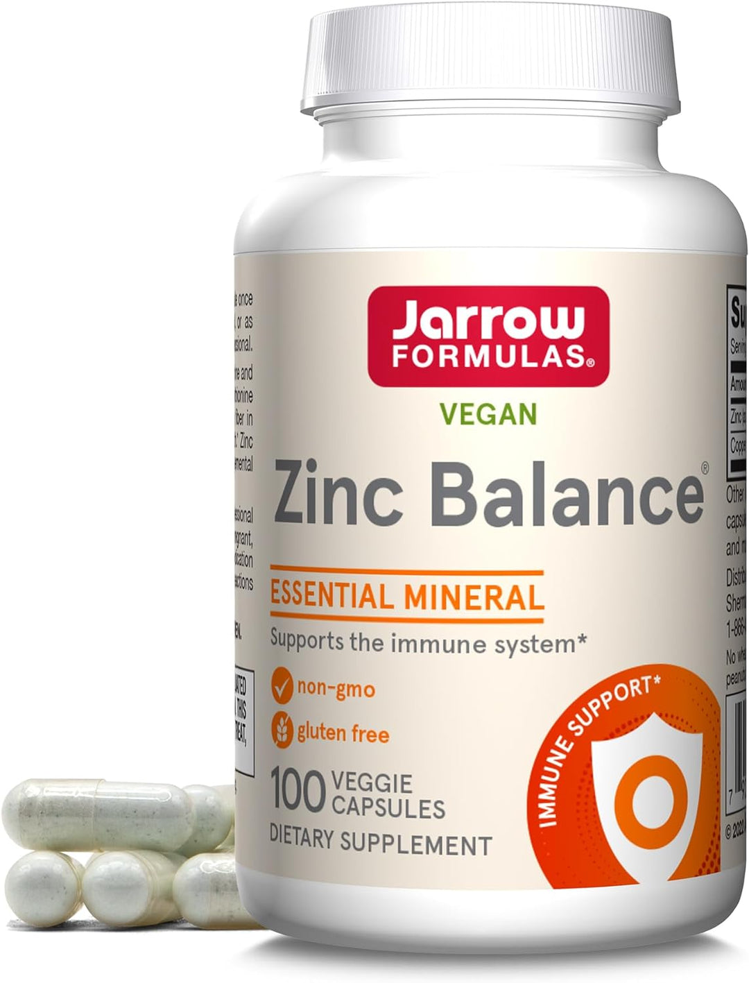 Zinc Copper Supplement: Each Zinc Balance capsule provides 15 mg of zinc and 1 mg of copper in each serving, providing an immune support supplement*