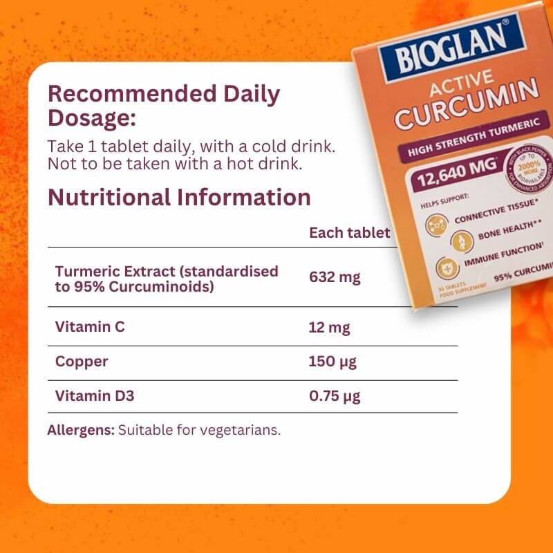 Bioglan Active Curcumin Tablets