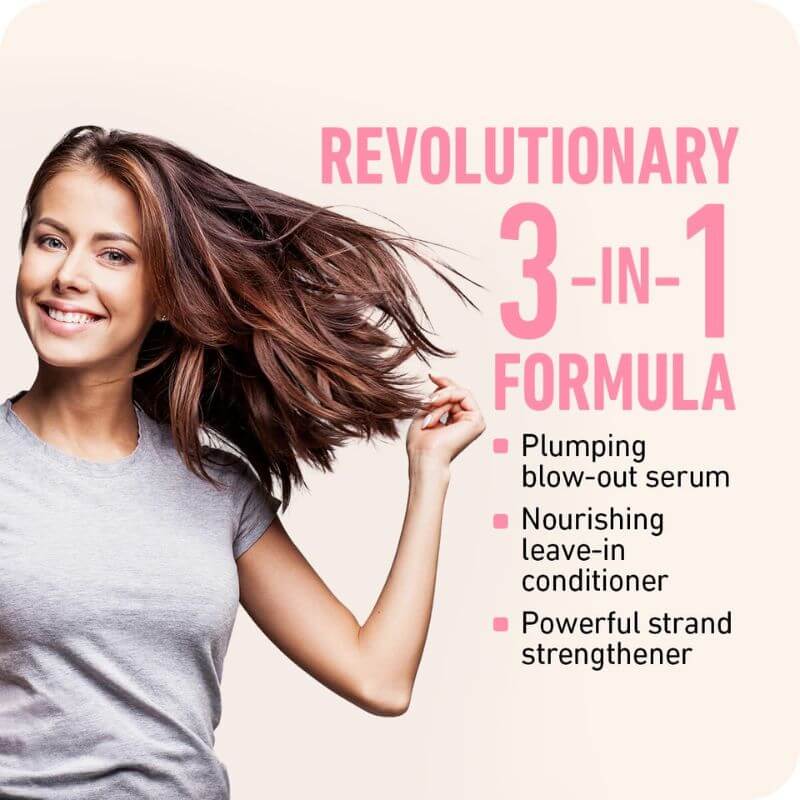 Boldify Hair Thickening Serum, Boost Volume & Shine for Fine Hair - Natural Volumizer - 236ml