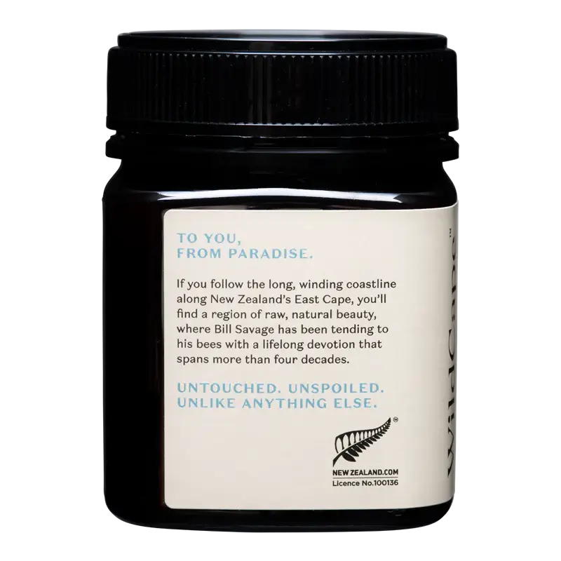 WildCape Manuka Honey UMF 20+ (MGO 829+) Made in New Zealand - 250 g