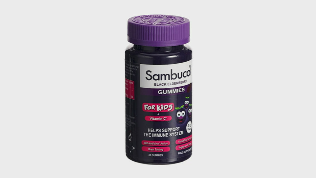 ELDERBERRY GUMMIES: These delicious gummies provide the equivalent of 50mg of black elderberry per serving. Formulated with immune-supporting black elderberry per serving, this delicious berry-flavored gummy is made for kids ages 2-12.