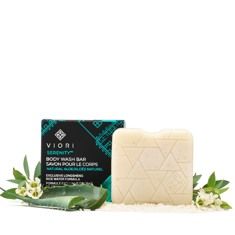 Viori Body Wash Soap Bar Natural Aloe Scent Serenity - 120 g