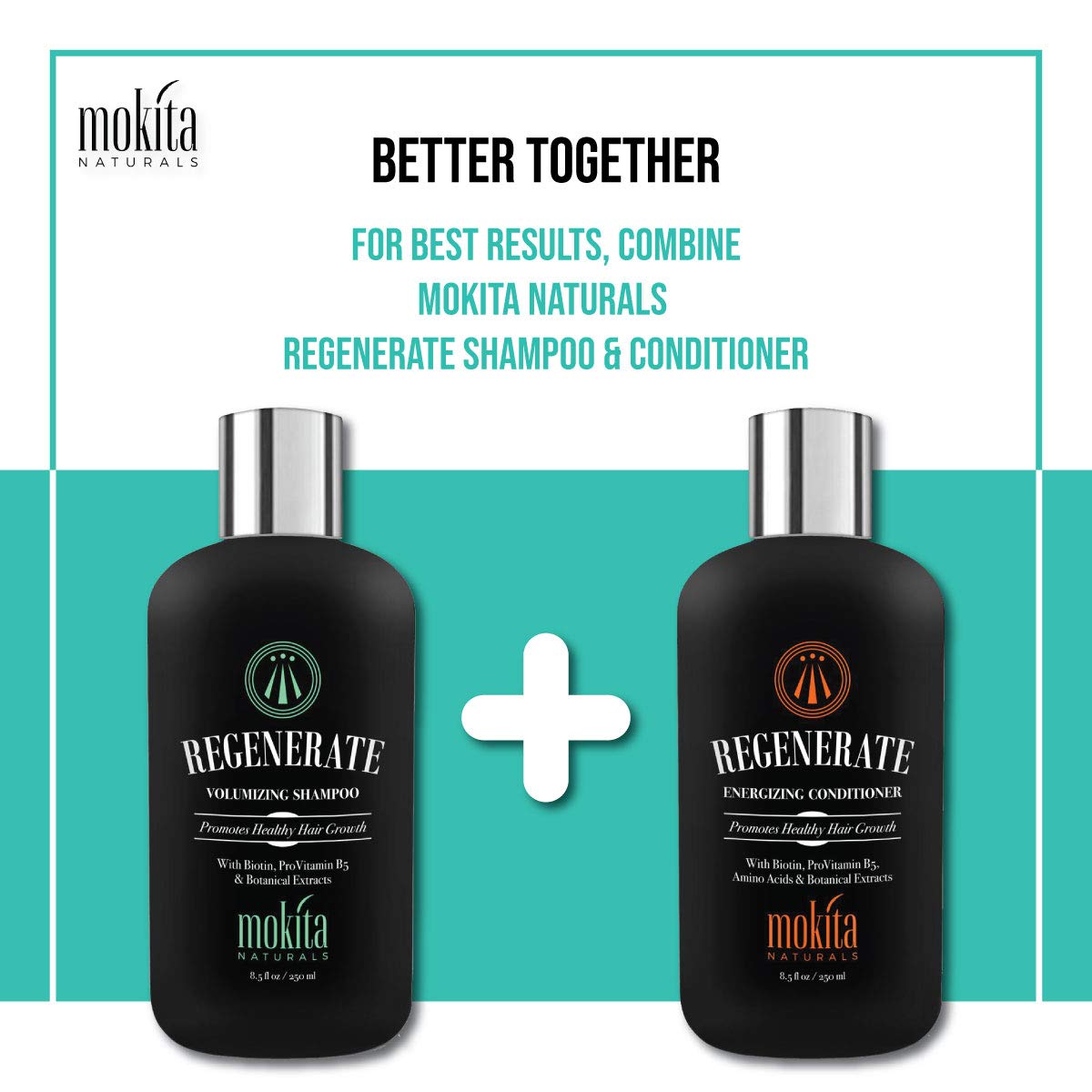 Mokita Naturals Biotin Hair Volumizing Shampoo