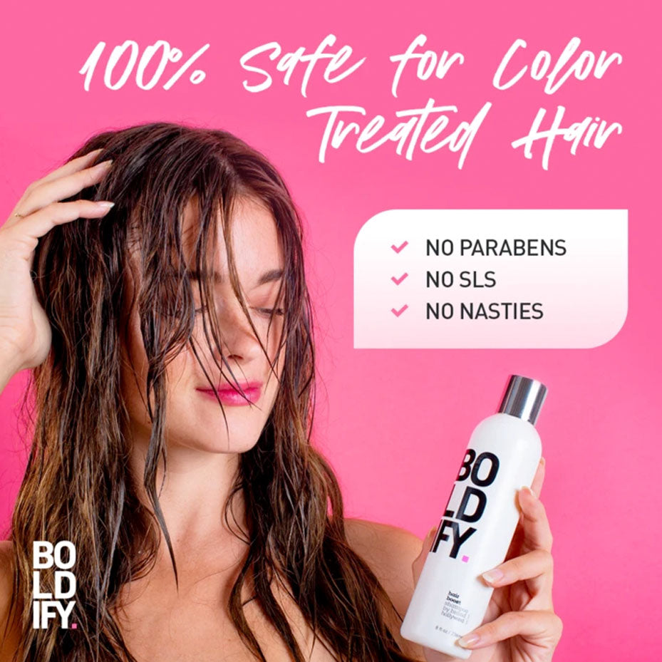 BOLDIFY Hair Shampoo, Natural Anti Hair Loss Complex Instantly Stimulates Thicker, Fuller Hair, Cruelty & Sulfate Free Biotin Shampoo - 8oz - Fitaminat