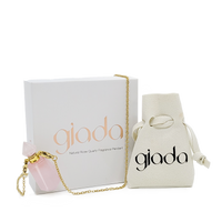 Giada Genuine Rose Quartz Fragrance Pendant with Chain