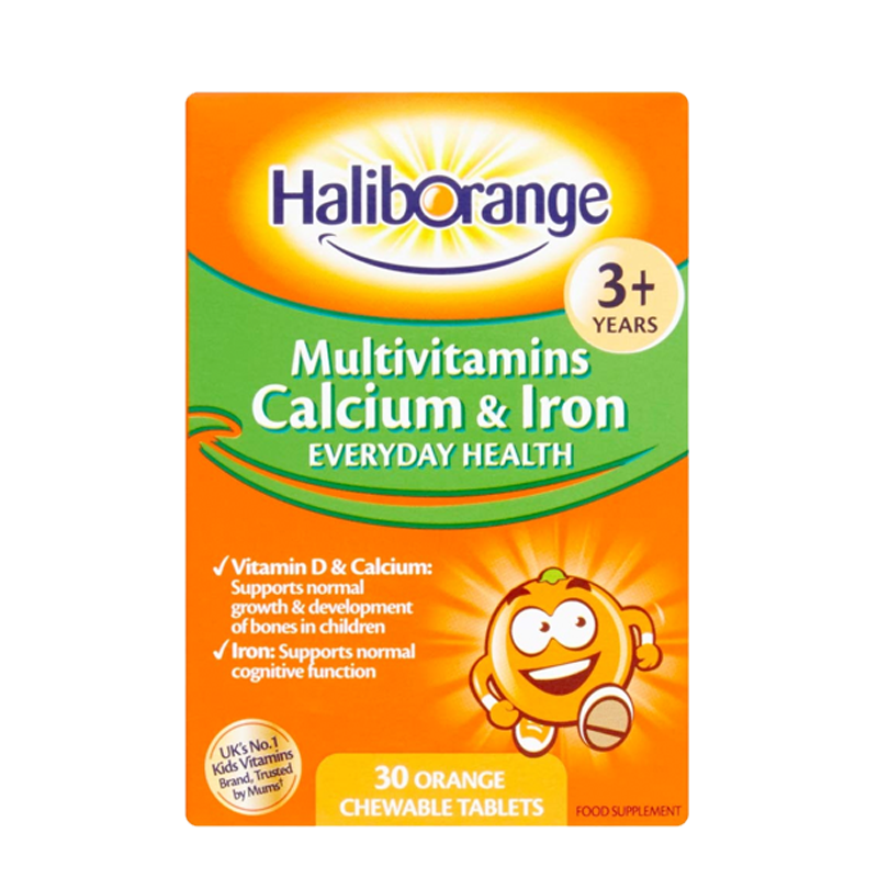  Haliborange multivitamins calcium & iron chewable tablets