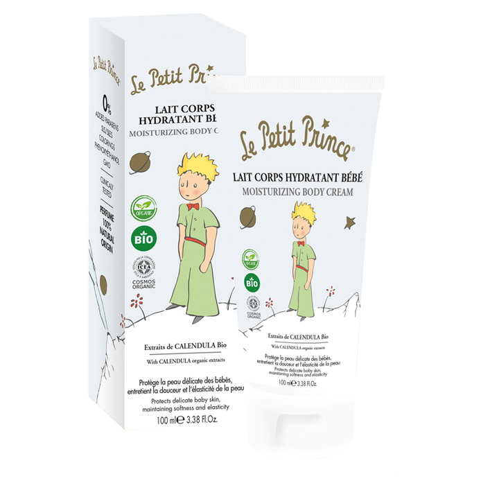 Le Petit Prince Moisturizing Body Cream Organic Jojoba Oil Calendula Flower Extract - 100 ML