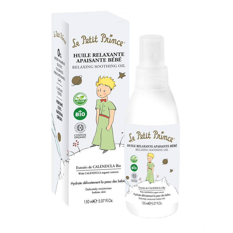 Le Petit Prince Relaxing Soothing Oil Delicately Moisturizes Babies Skin - 150 ML