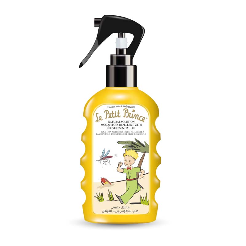 Le Petit Prince Mosquito Repellent with Vitamin E, Cloves & Essential Oils, Natural, Safe for All - 200 ML