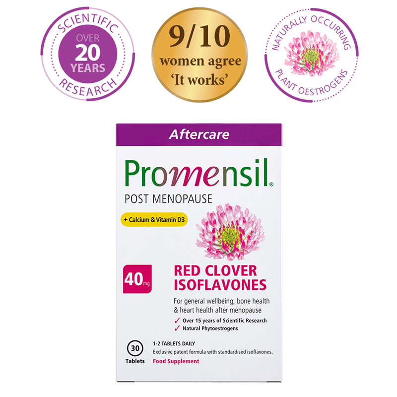 Promensil Post Menopause, Calcium and Vitamin D3 - 30 Tablets
