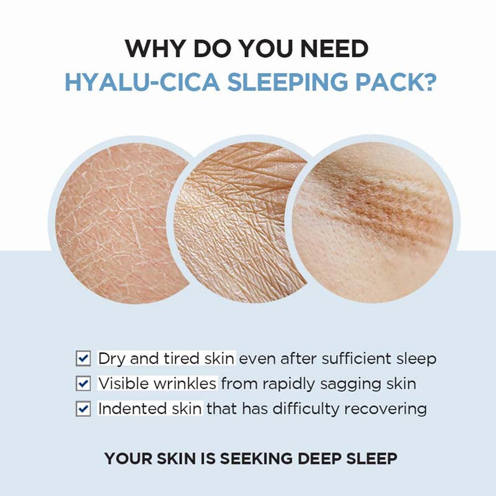 SKIN1004 Hyalu-CICA Sleeping Pack Made with Pure Centella Madagascar - 100 ML Your Skin is Seeking Deep Sleep | Fitaminat