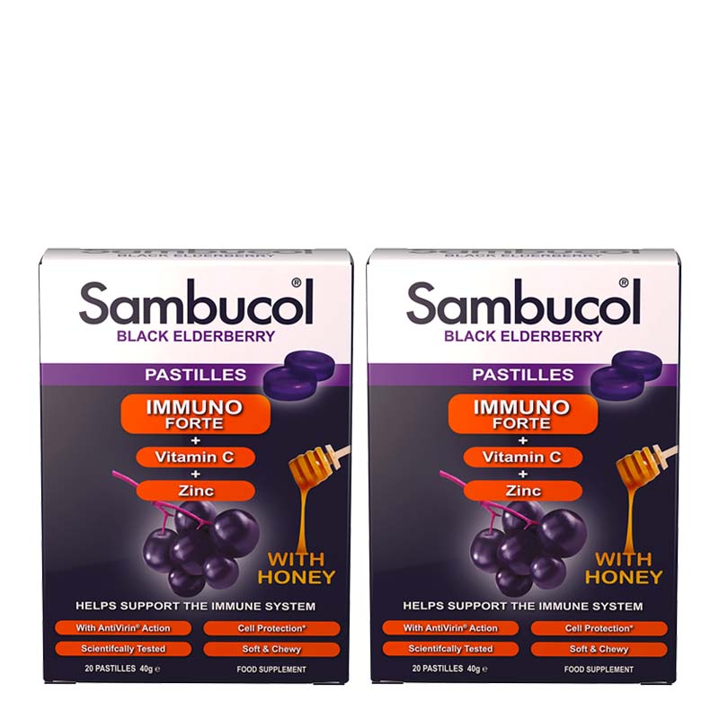 Sambucol vitamin c pastilles