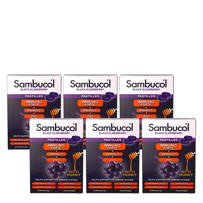 Sambucol vitamin c pastilles