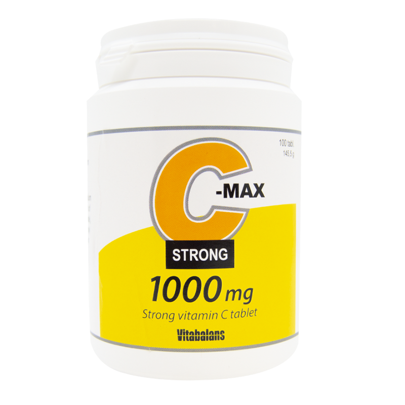 Vitabalans C-Max Strong Vitamin C 1000mg - 120 Tablets