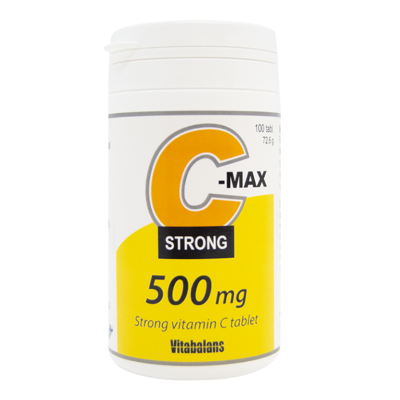 Vitabalans C-Max Strong Vitamin C 500 mg - 100 Tablets