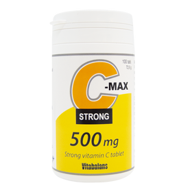 Vitabalans C-Max Strong, Vitamin C Tablet, 500mg 100 Tablets - Main Image