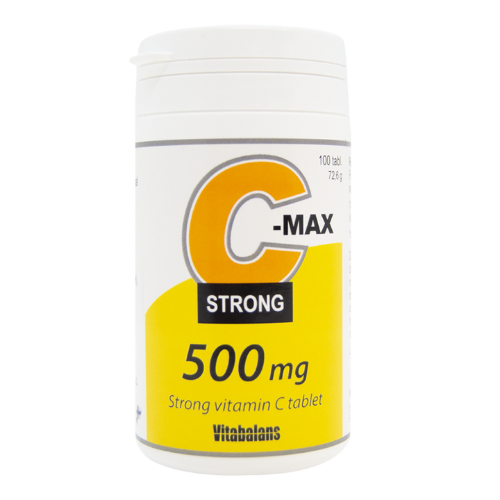 Vitabalans C-Max Strong Vitamin C 500 mg - 100 Tablets