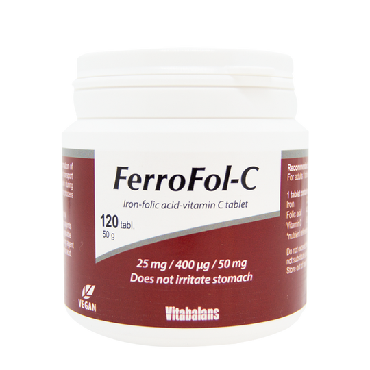 Vitabalans FerroFol-C 120 Tablets - Main Image