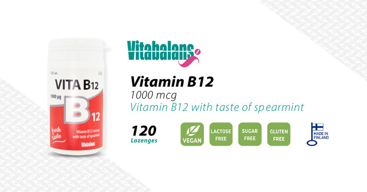 VITABALANS Vitamin B12 1000 mcg - 100 Lozenges