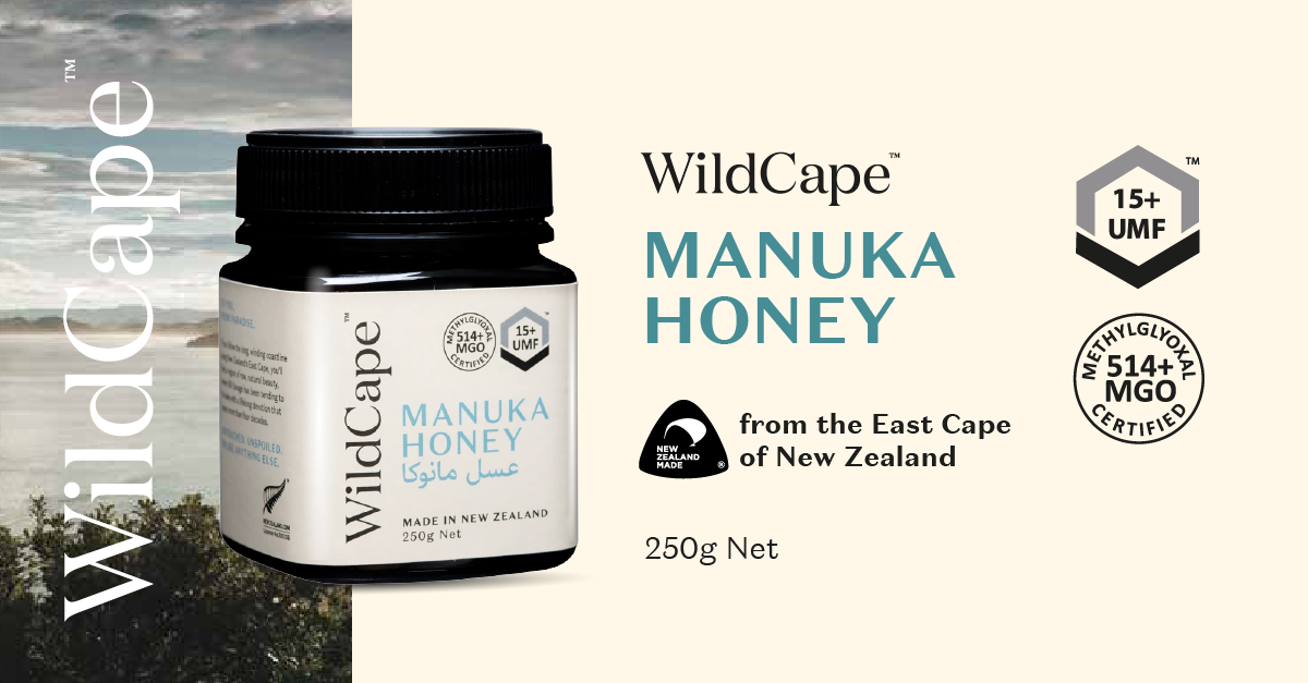 WildCape UMF 15+ (MGO 514+) Manuka Honey - 250g