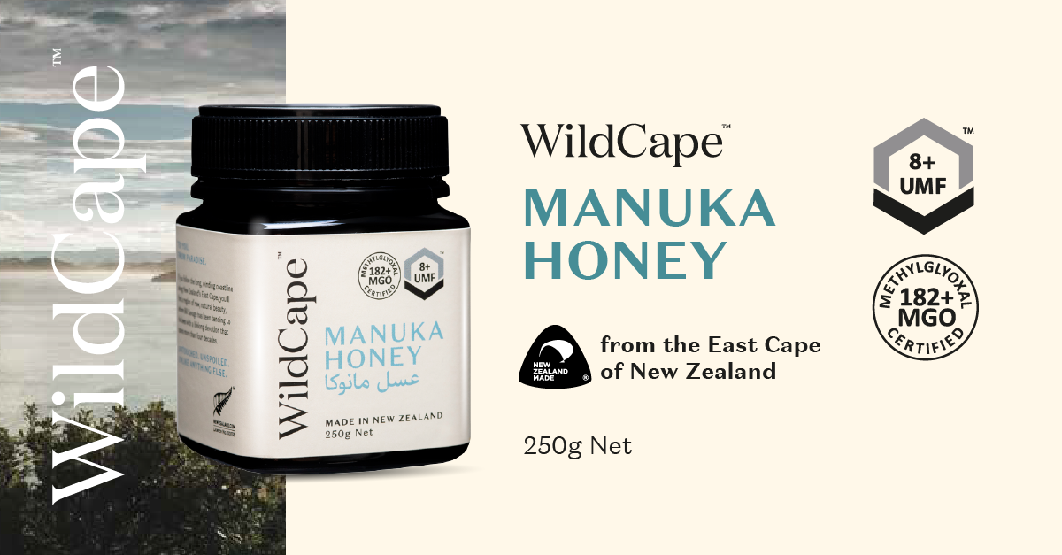 WildCape UMF 8+ (MGO 182+) Manuka Honey - 250g