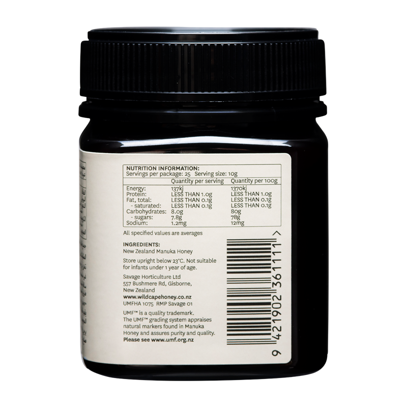 WildCape UMF 15+ (MGO 514+) Manuka Honey - 250g